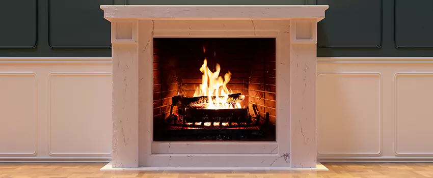 Decorative Electric Fireplace Installation in Temple City, California