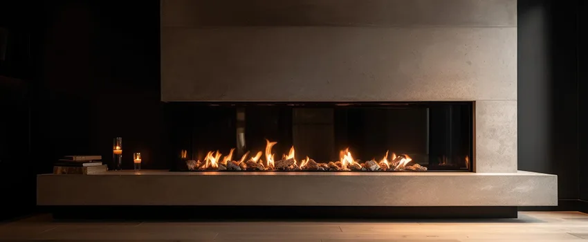 Gas Fireplace Ember Bed Design Services in Temple City, California