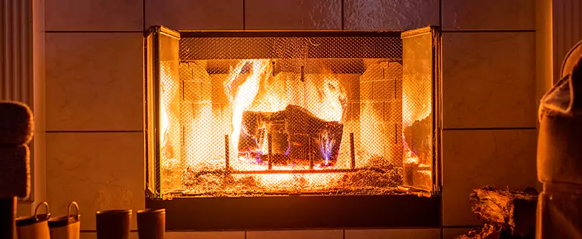 Mendota Hearth Landscape Fireplace Installation in Temple City, California