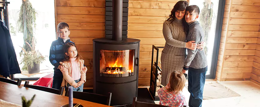 Morso Cast Iron Fireplace Insert Installation in Temple City, California