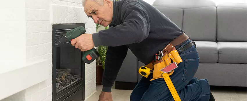 New Indoor Fireplace Installation in Temple City, California