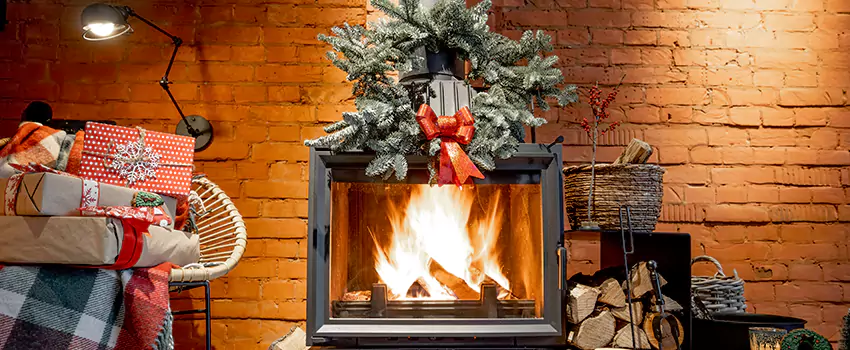 Travis Industries Linear Gas Fireplace Installation in Temple City, California